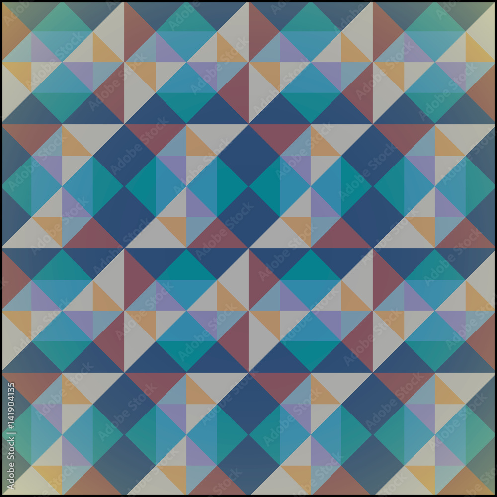 The vector pattern.Mosaic style The vector pattern.Mosaic style