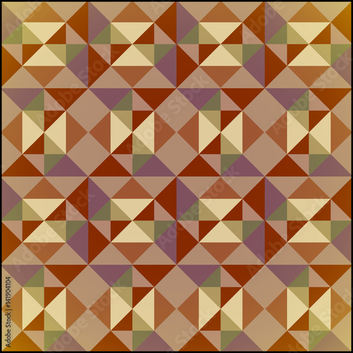 The vector pattern.Mosaic style