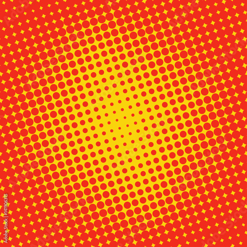 Background halftone circle vector