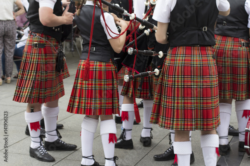 Scottish traditional pipe band