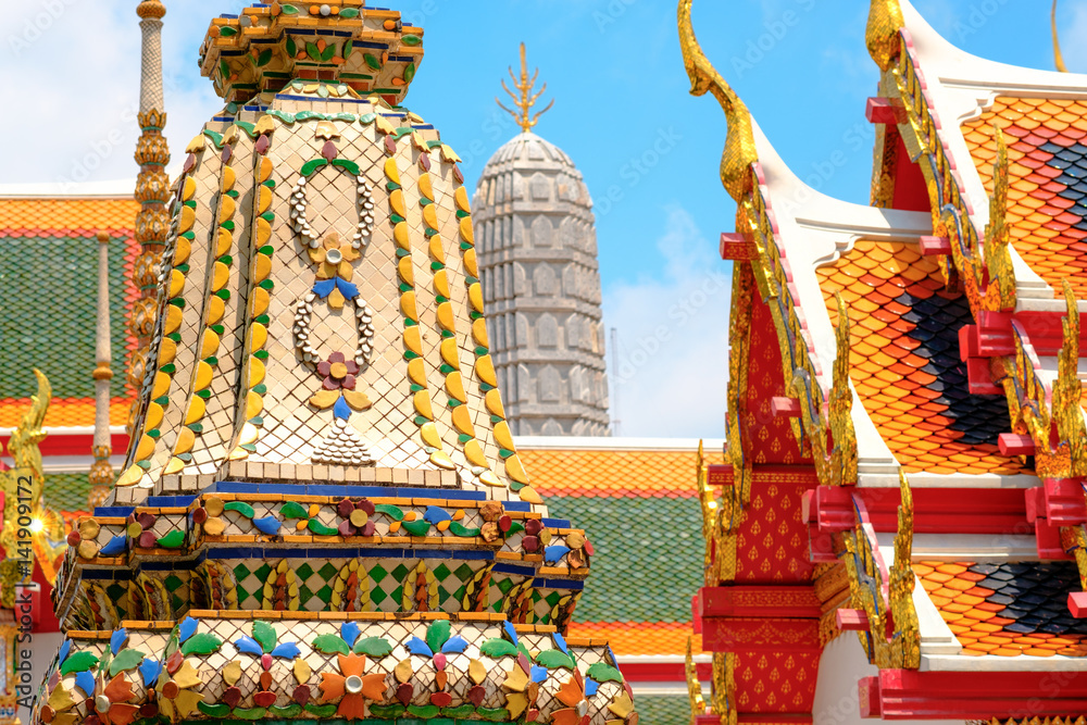 Naklejka premium Ancient Wat Pho Temple