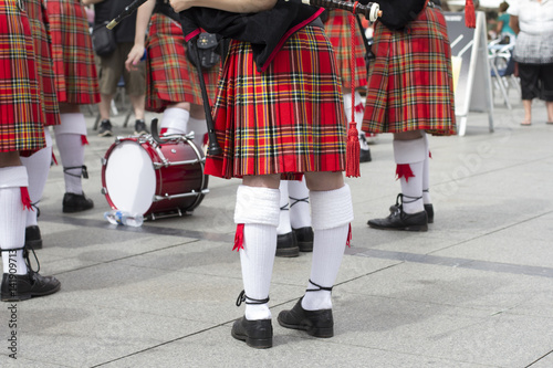 Scottish traditional pipe band