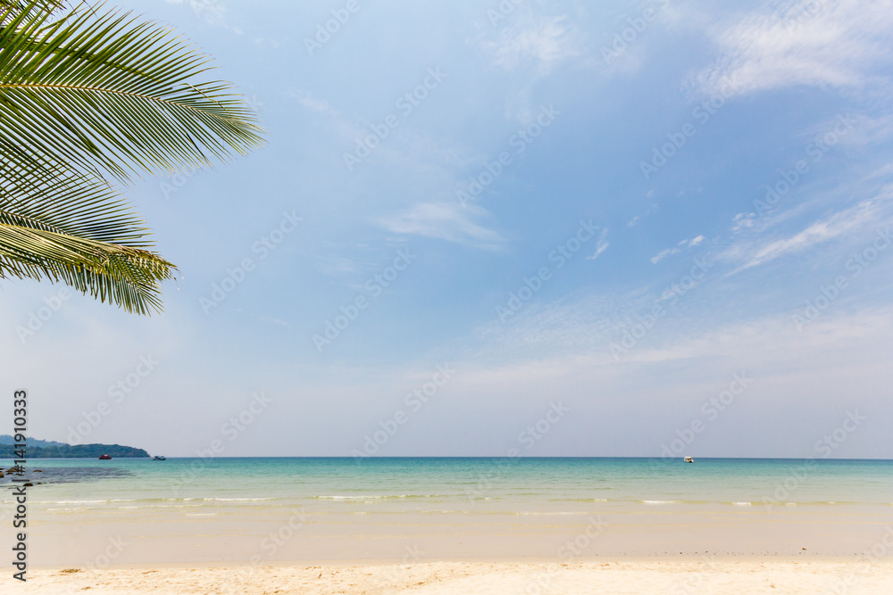 Hot beach sea in Thailand