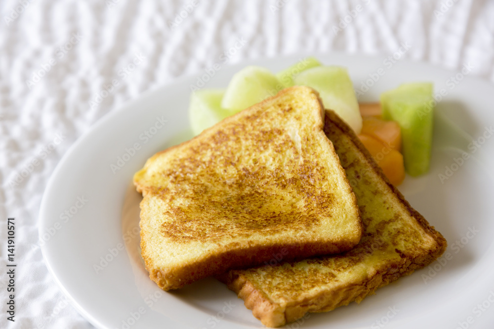 Delicious Cinnamon Brown French Toast Breakfast