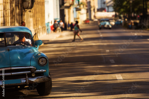 Old car in the streets of Havana, Cuba © danmir12