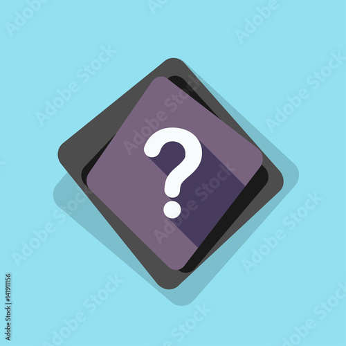 Help Question buton illustration