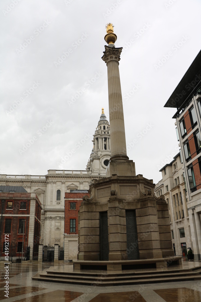 Paternoster Square Column in London, United Kingdom