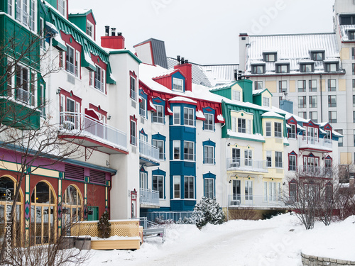 Mont-Tremblant village in winter