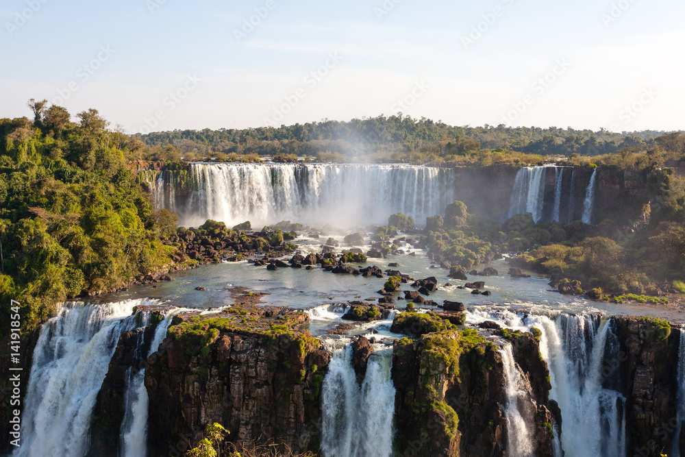 Fototapeta premium Iguazu falls view, Argentina