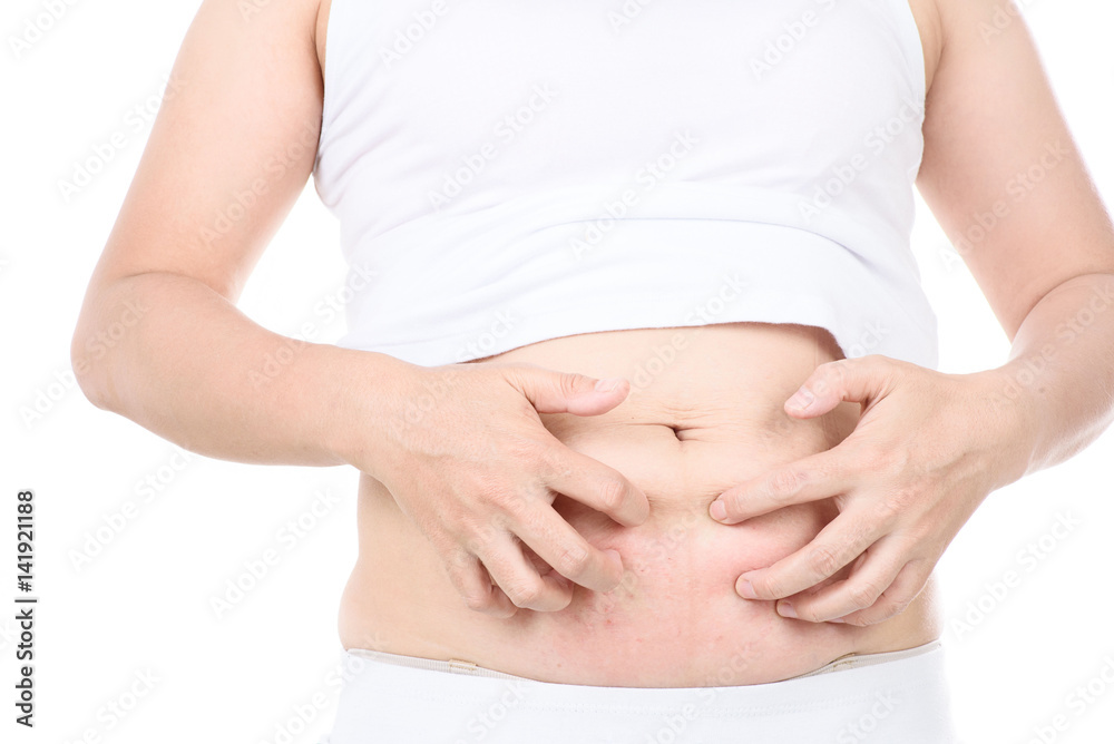  itch and pain of pregnant belly
