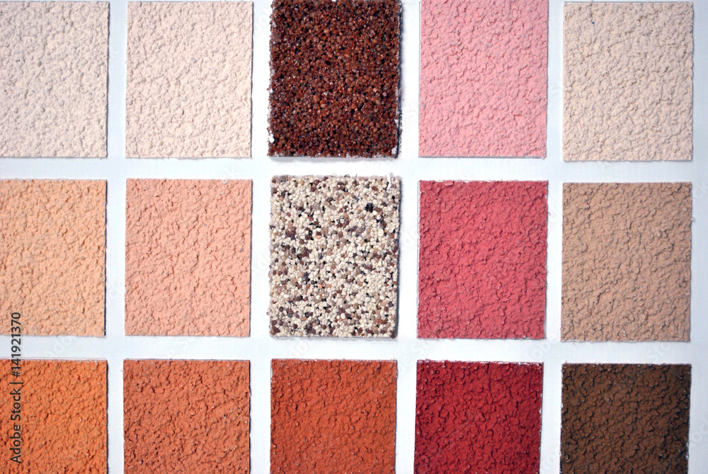 Fototapeta premium Wall color samples/palette; multicolored abstract background.