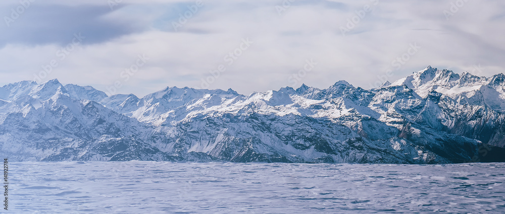 Gorgeous snowy mountain peaks in North Italy letterbox Gorgeous snowy mountain peaks in North Italy letterbox