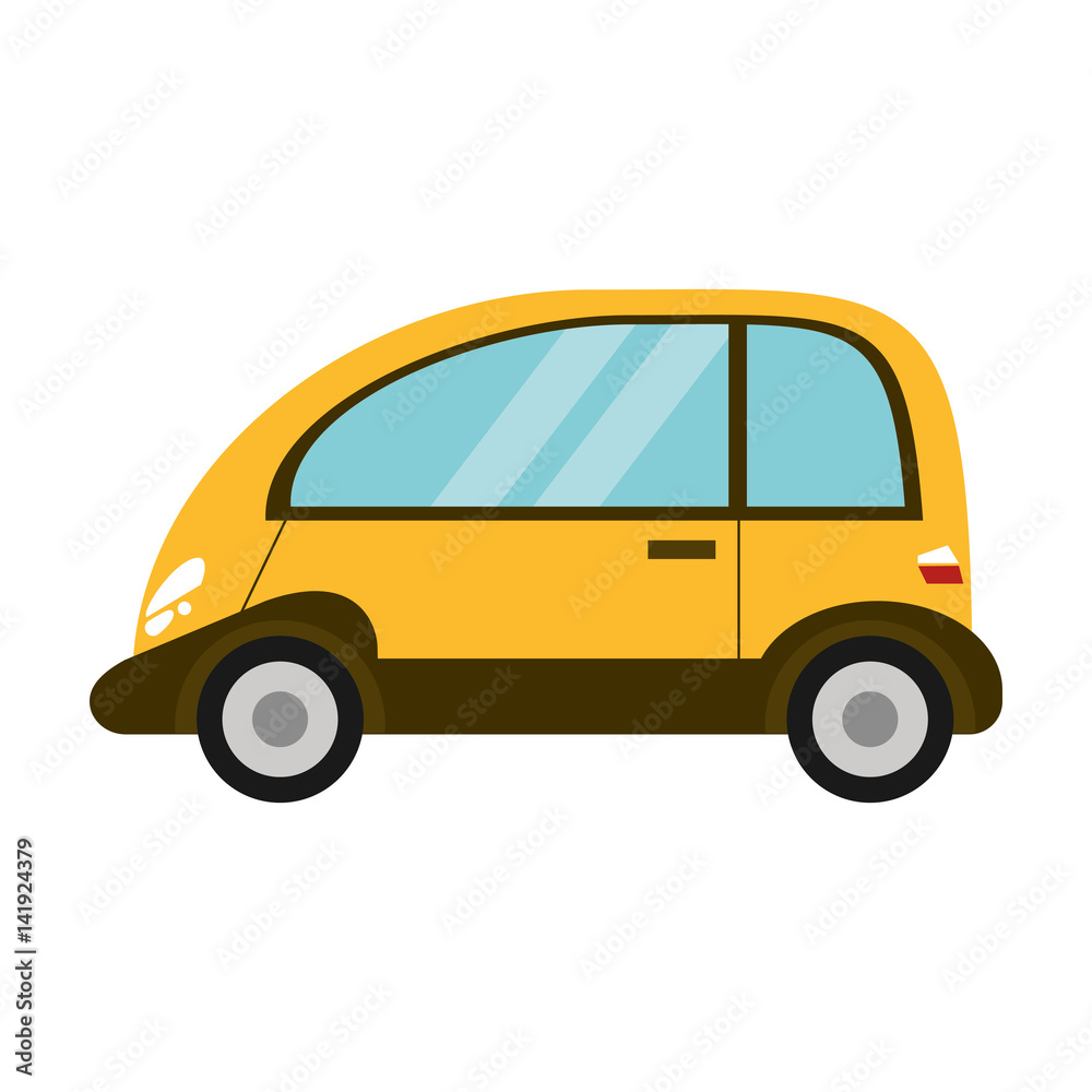 eco car transport image vector illustration eps 10