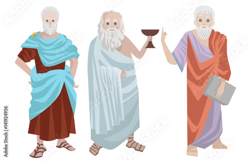 three great greek philosophers