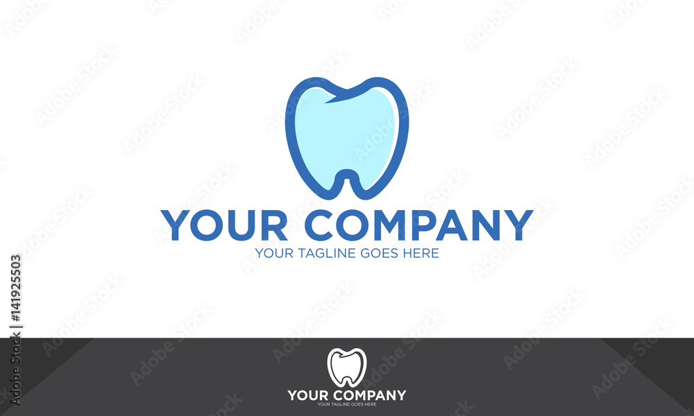 Fototapeta premium Dental Logo, dental medicine vector, dental logo template