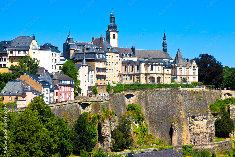 Fototapeta premium Luxembourg City Skyline