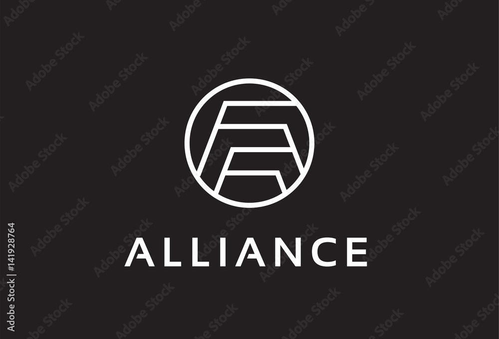 Letter A Logo Template Design Vector, Emblem, Design Concept, Creative Symbol, Icon
