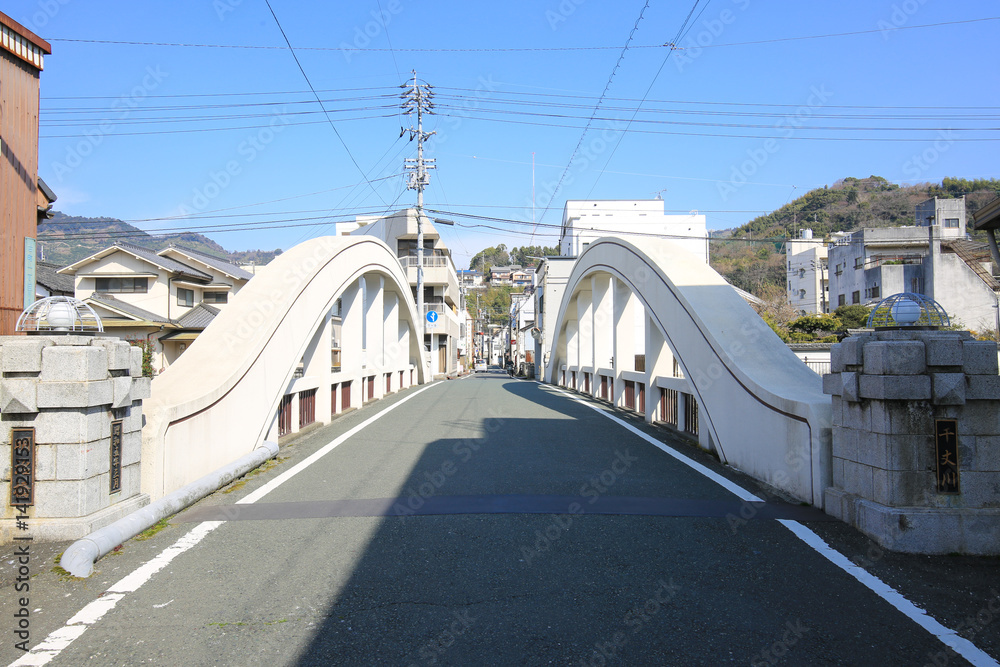 Fototapeta premium 愛媛県八幡浜市 明治橋