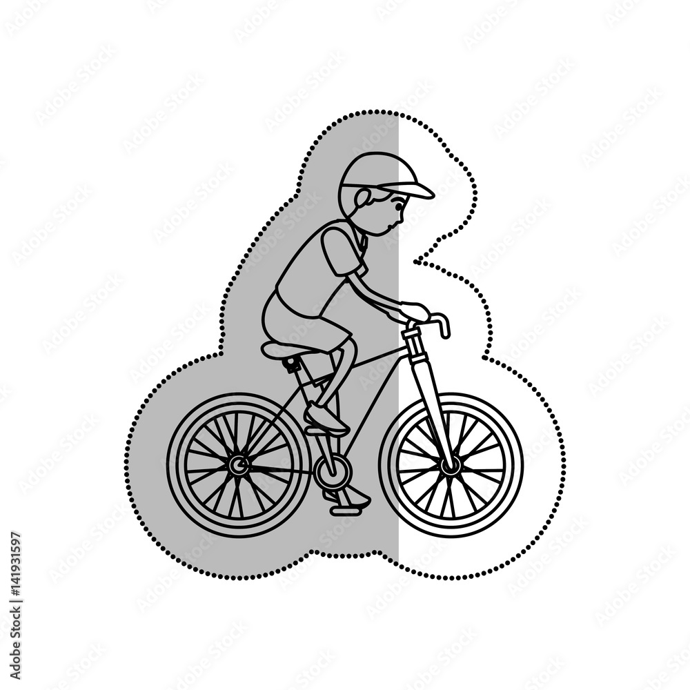 man athlete in bicycle avatar character vector illustration design man athlete in bicycle avatar character vector illustration design