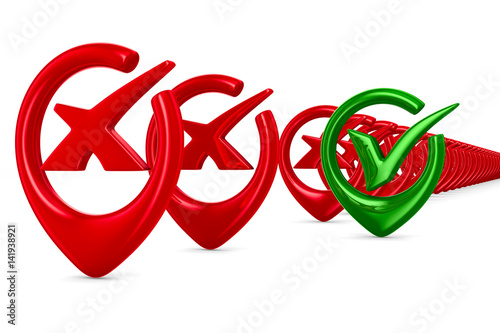 big positive symbol on whit...