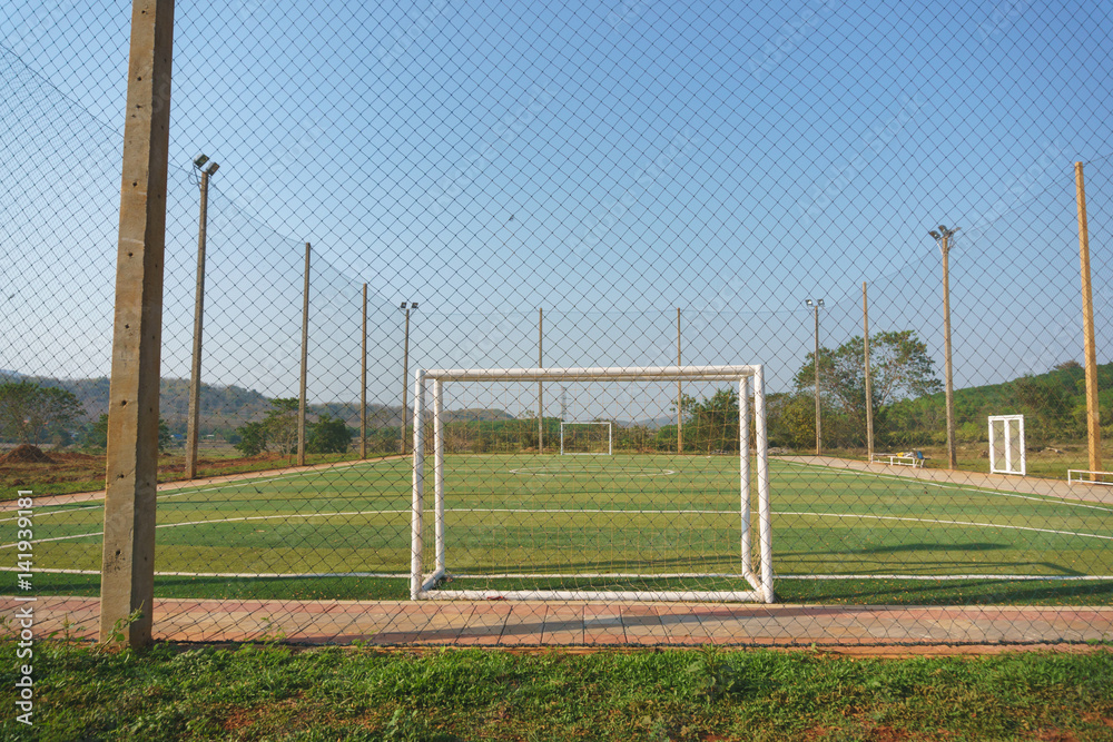 Fototapeta premium Futsal or small soccer, football court