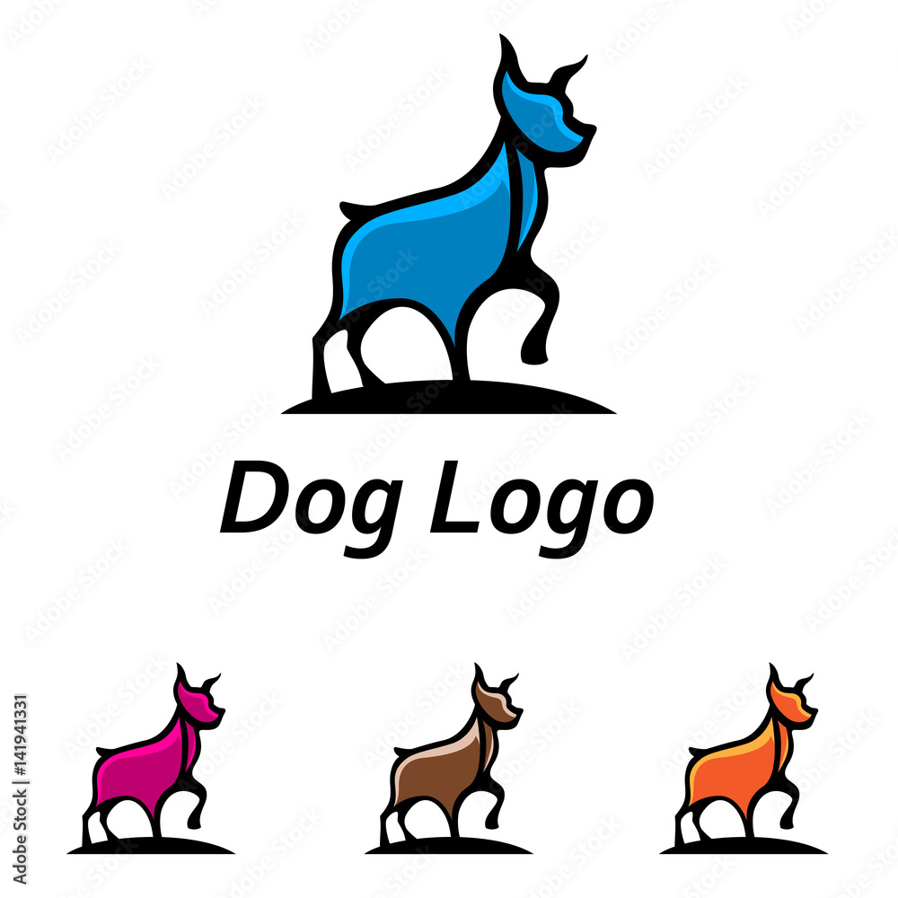 Dog Pet Shop Logo Symbol Image