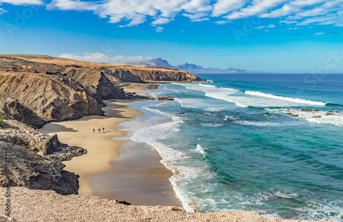 Atlantik Traumbucht an der Westküste von Fuerteventura Playa del Viejo Rey / Spanien photo