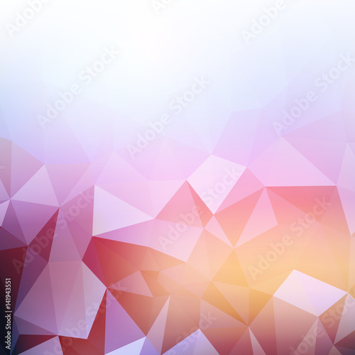 Abstract low poly design