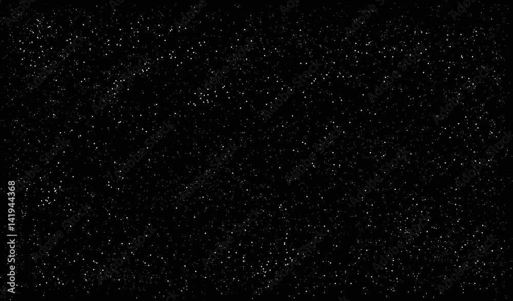 The darkness starry sky