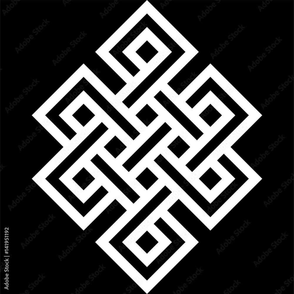 Monochrome Celtic pattern. Pattern for Scandinavian or Celtic ornament. Vector illustration Monochrome Celtic pattern. Pattern for Scandinavian or Celtic ornament. Vector illustration