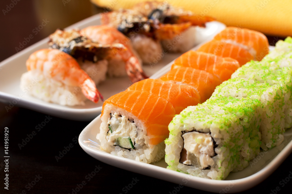 Japanese food, sushi Japanese food, sushi
