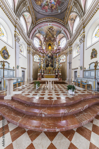 St. Nikolaus Church in Tannheim (Tyrol, Austria)