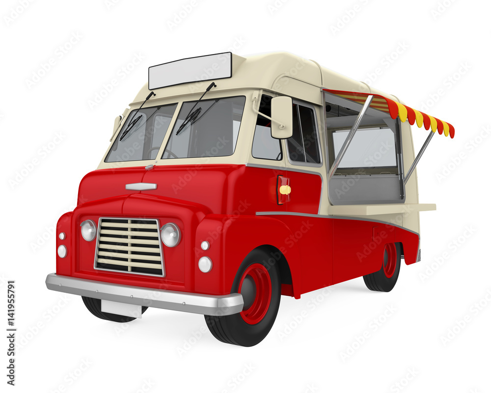 Food Truck Isolated