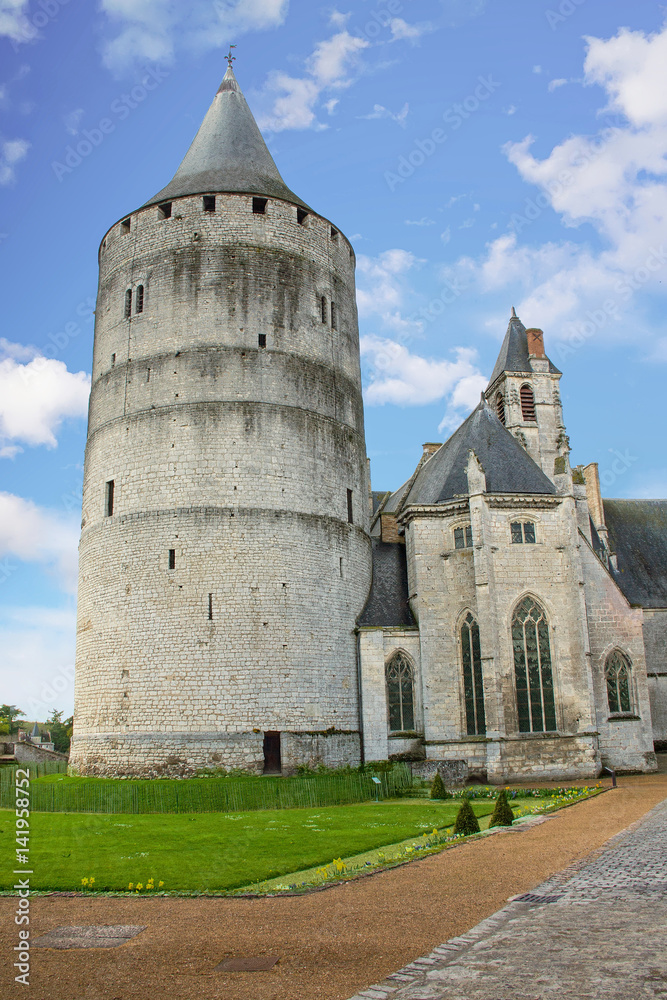 Le Château remanié renaissance, Châteaudun, Eure et Loir, Centre, France