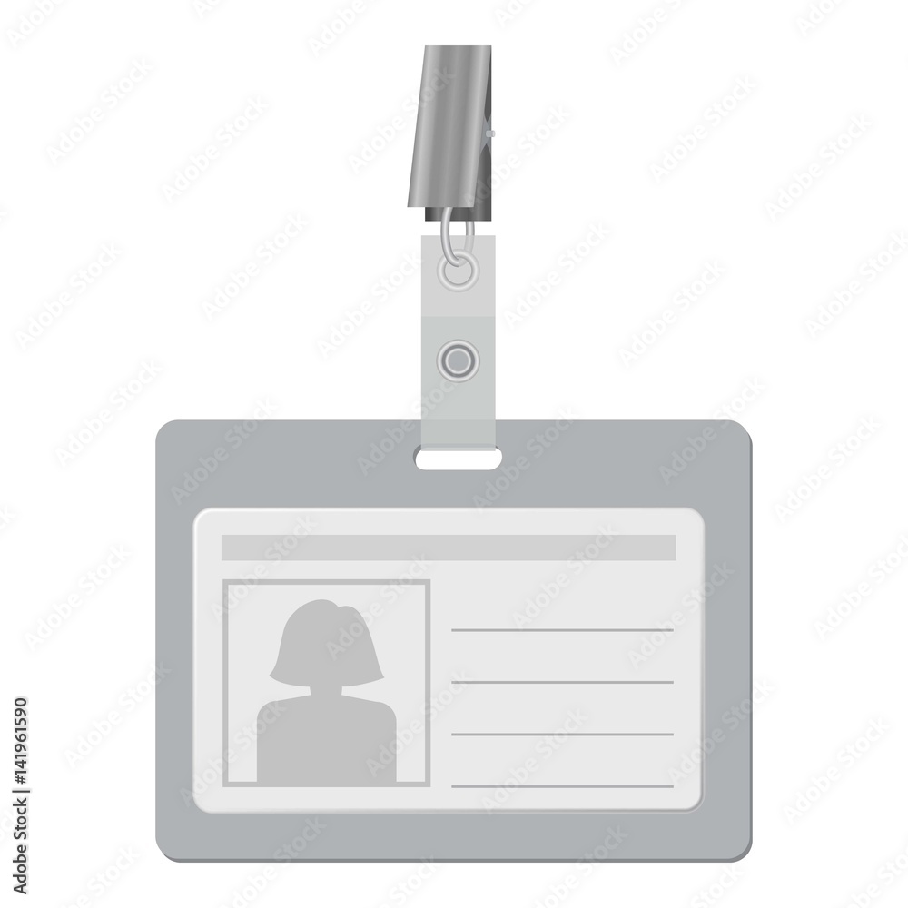 ID holder mockup, realistic style ID holder mockup, realistic style