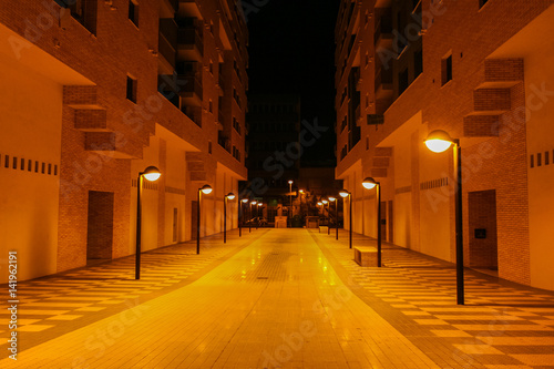 Street of Castellon in Valencia (Spain). November 2007