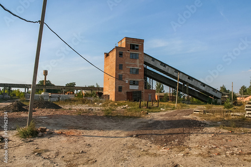 Сonstruction of a brick factory near the city of Borzna of the Chernigov area in Ukraine. September 2007