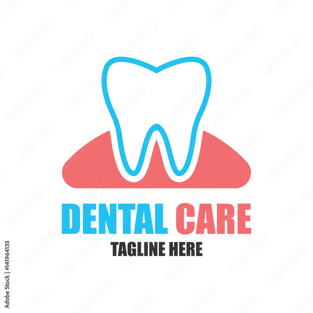 teeth for dentistry / stomatologist / dental clinic logo. flat vector illustration teeth for dentistry / stomatologist / dental clinic logo. flat vector illustration