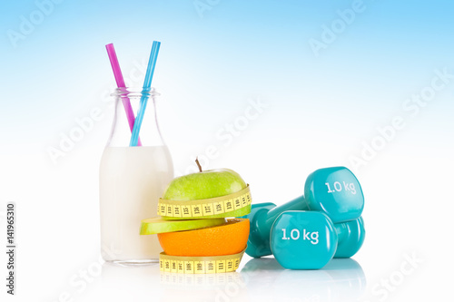 Cuadro en lienzo Anty Corona virus therapy. Healthy lifestyle