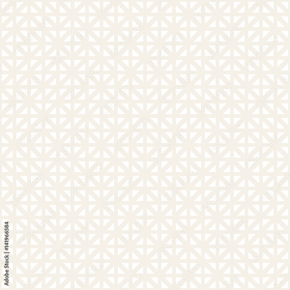 Geometric Ethnic Background Lattice. Stylish Subtle Texture. Vector Abstract Seamless Pattern.