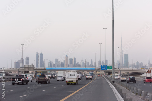 Dubai traffic jam