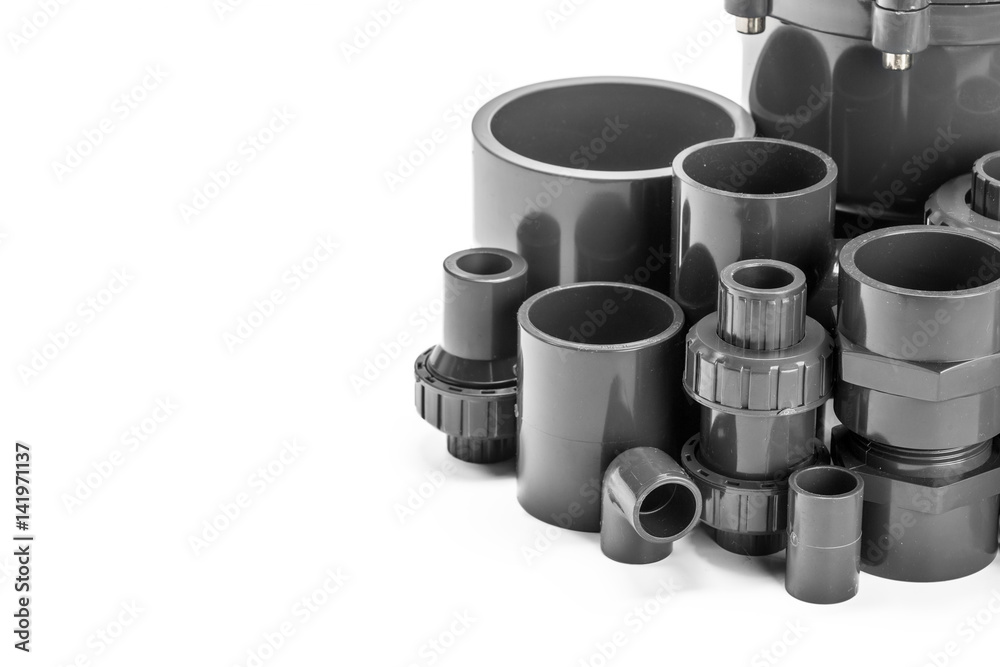 Plumber tube for water isolated on a white background Plumber tube for water isolated on a white background
