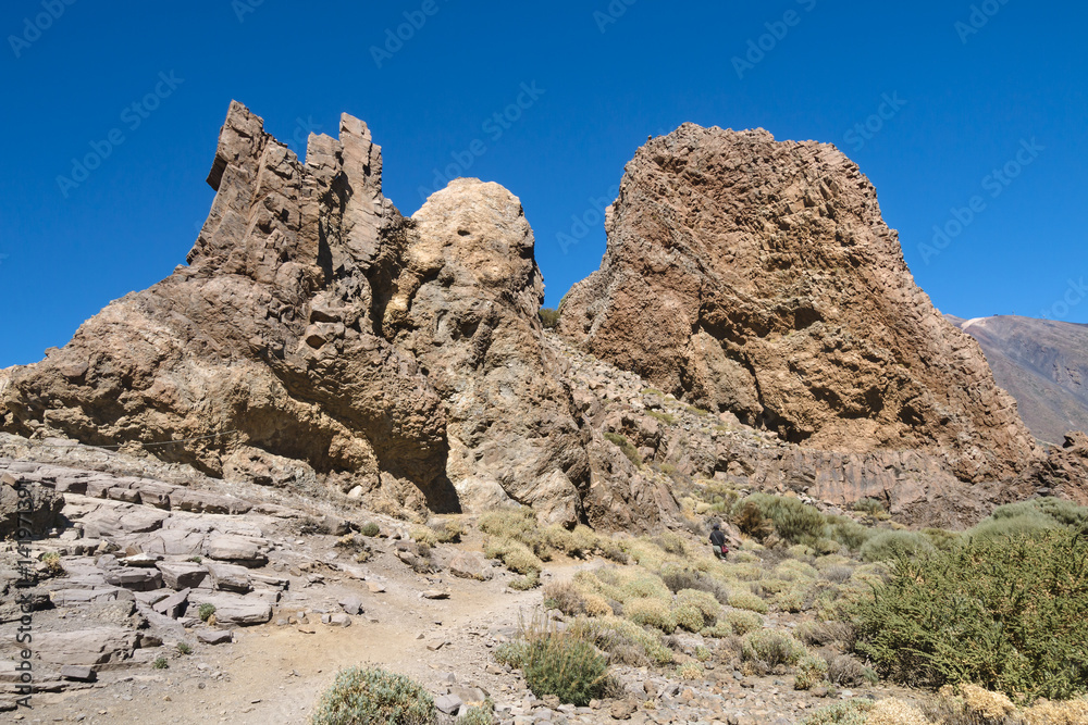 Fototapeta premium Strange Los Roques View In Tenerife, Spain
