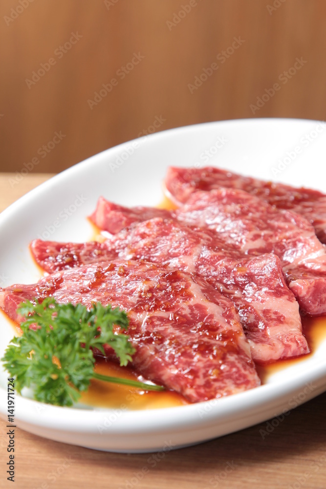 raw beef