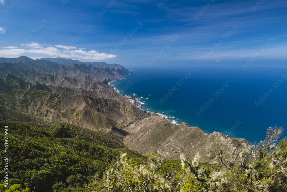 Naklejka premium Almaciga View In Tenerife, Spain