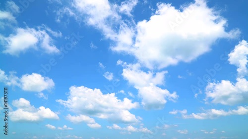 the clear sky with a cloud
