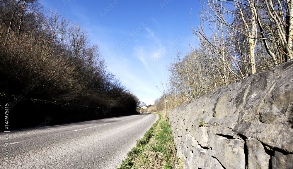 Fototapeta premium Peak District road
