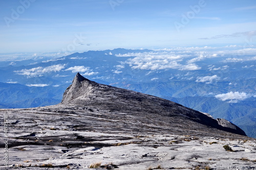 Top of Mount Kinabalu in Sabah, Malaysia photo