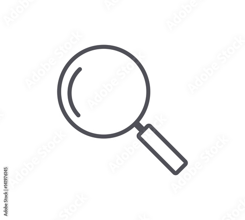 Magnifier Line Icon