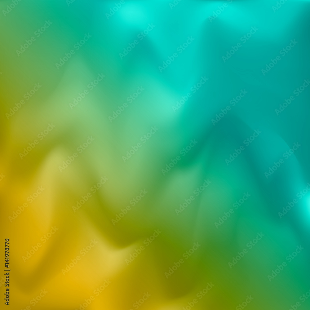 Obraz premium Mesh-blur-blue-green-yellow